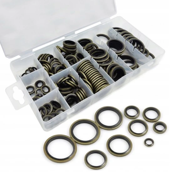 Vysokotlaké NBR těsnění na hydrauliku M6-M24 150 dílná sada FTP150