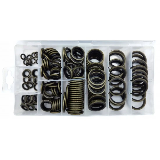 Vysokotlaké NBR těsnění na hydrauliku M6-M24 150 dílná sada FTP150