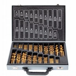 Sada vrtáků HSS do kovu 170ks 1-10mm titan FT390170T