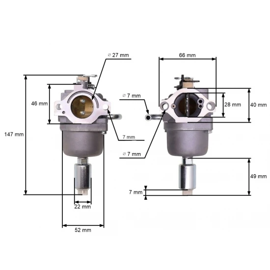 Karburátor Briggs & Stratton 591731 594593 794572 796109 10-01018