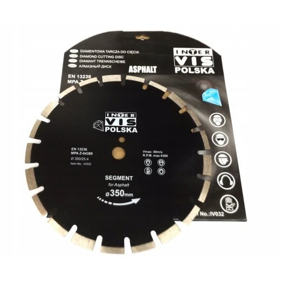 Diamantový řezný kotouč segmentový asfalt 350mm IV032