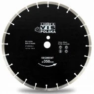 Diamantový řezný kotouč segmentový 350mm otvor 25.4 mm IVBDSEG350254B