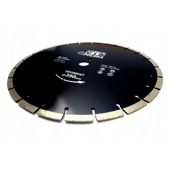 Diamantový řezný kotouč segmentový 350mm otvor 25.4 mm IVBDSEG350254B