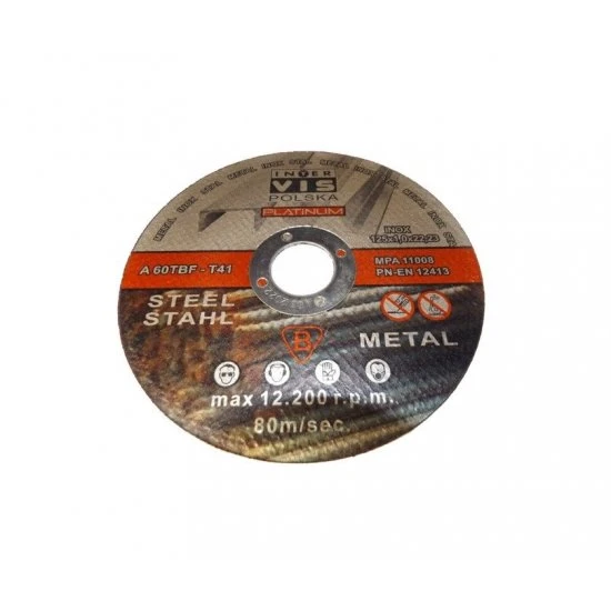 Řezný kotouč na kov 125 x 1.0 x 22.2 mm IVMC12510
