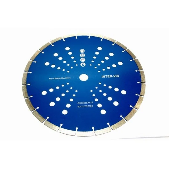 Diamantový řezný kotouč segmentový 350mm IVSH0350