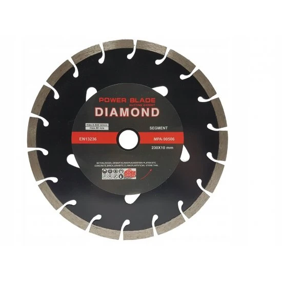 Diamantový řezný kotouč segmentový 230mm PASEG230B