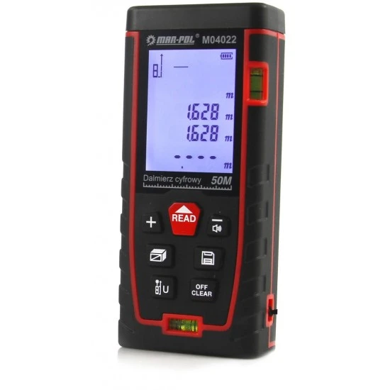 Digitální laserový měřič vzdálenosti do 50m M04022