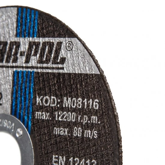 Řezný kotouč na kov 125 x 1.6 x 22.2 mm M08116