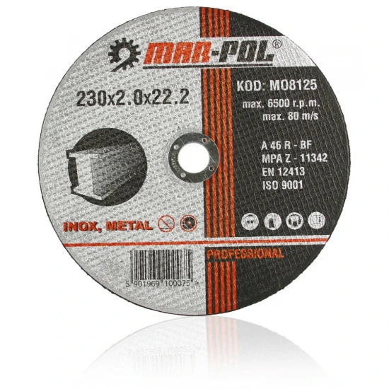Řezný kotouč na kov 230 x 2.0 x 22.2 mm M08125