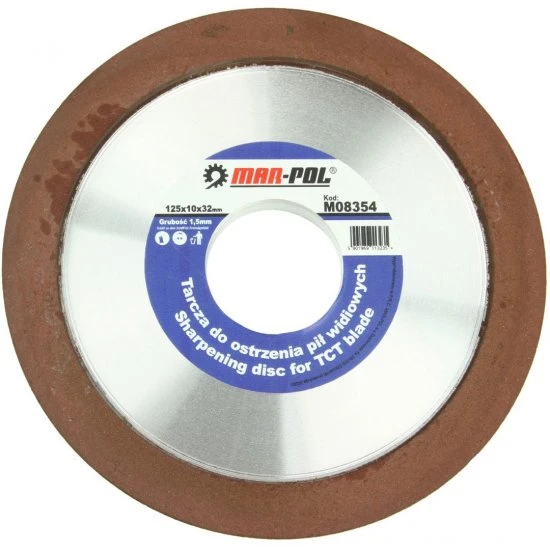 Diamantový brusný kotouč 125x32x10 mm do ostřičky pilových kotoučů M08354