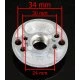 Unašeč brusného papíru 125mm M14 M08495