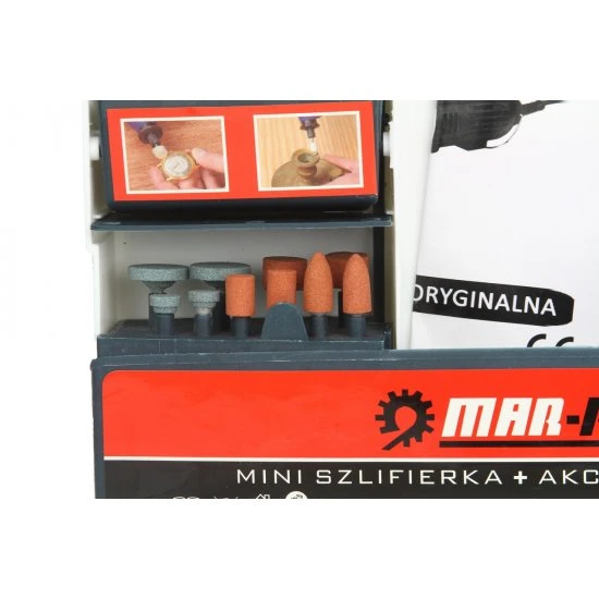 Modelářská přímá mini bruska 270W s 300 dílným příslušenstvím M22271