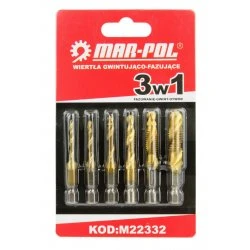 Závitořezné vrtáky M3-M10 M22332