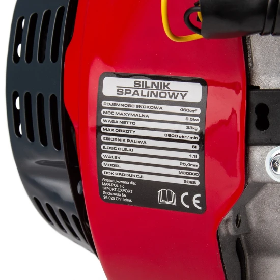 Benzínový motor 15 HP 3600 ot./min.hřídel 25.4 mm M30060