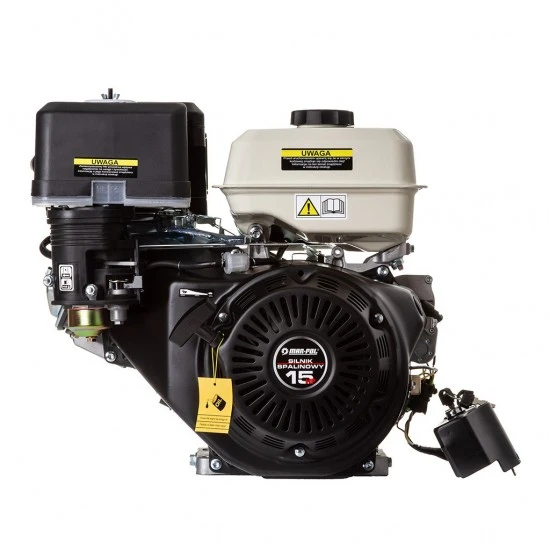 Benzínový motor 15 HP 3600 ot./min.hřídel 25 mm elektrický startér M30062