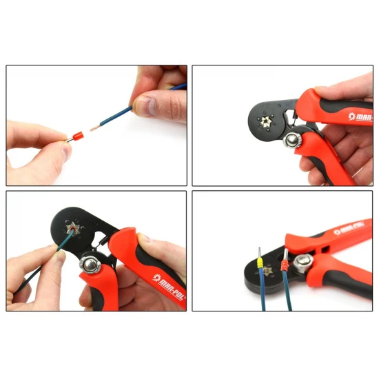 Kleště krimpovací na kabelové koncovky 0.25 - 10 mm2 M49520