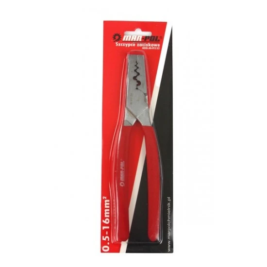 Kleště krimpovací na kabelové koncovky dutinky 0.5-16 mm2 M49532