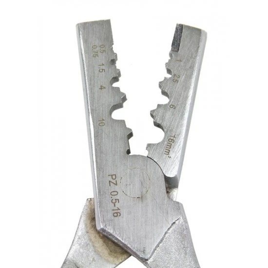 Kleště krimpovací na kabelové koncovky dutinky 0.5-16 mm2 M49532
