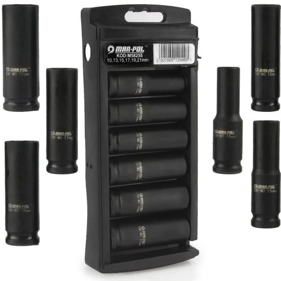 Kované nástrčné klíče prodloužené 10-21 mm 1/2 M58255