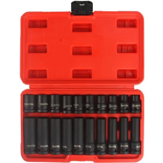 Kované nástrčné klíče 10-19 mm 20 dílná 1/2" sada M58259