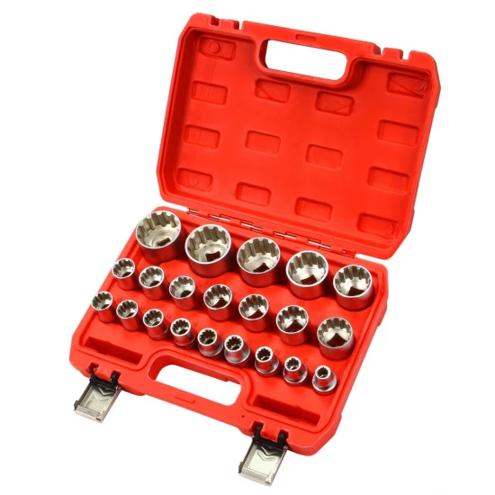 Nástrčné klíče spline 21ks 8-36 mm 1/2" M58267