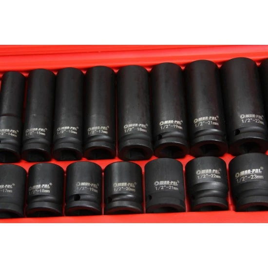 Kované nástrčné klíče 8-32 mm 1/2" 35 dílné M58275
