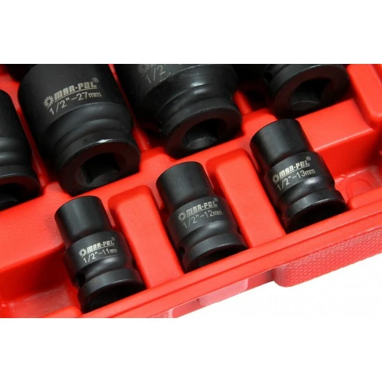 Kované nástrčné klíče 8-32 mm 1/2" 35 dílné M58275