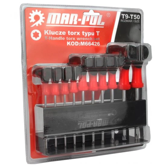 Sada úhlových šroubováků torx T9-T50 M66426