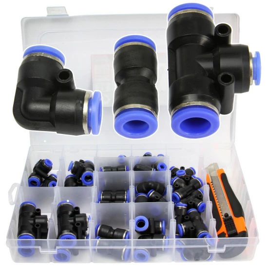 Sada pneumatických rychlospojek 4-12 mm 52 kusů M66572
