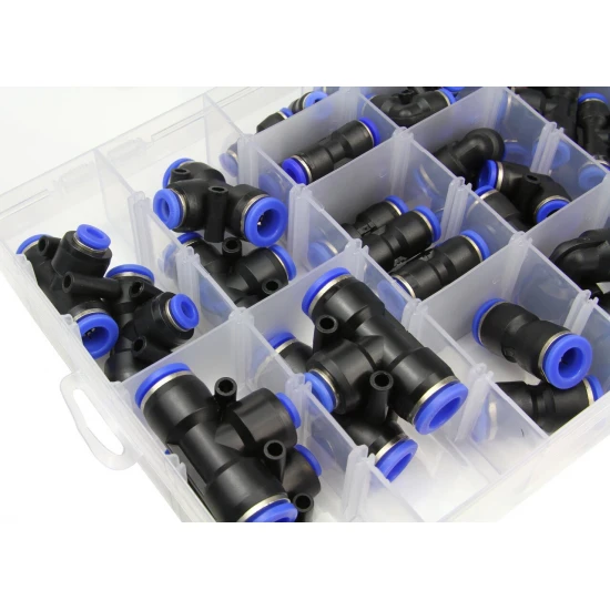 Sada pneumatických rychlospojek 4-12 mm 52 kusů M66572