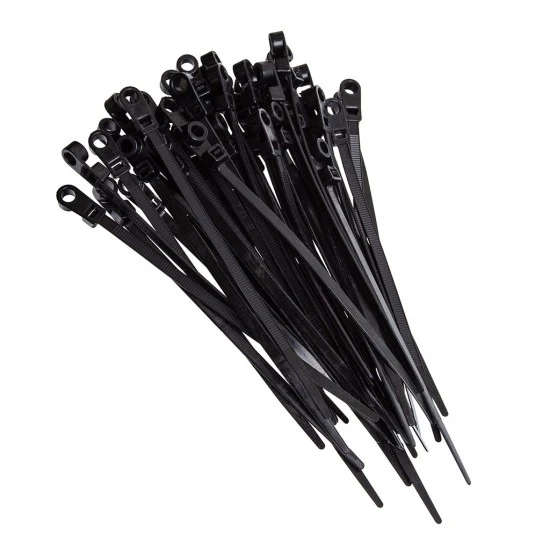 Stahovací páska s okem 4.7 mm rozměr 150 x 5.0 mm černá balení 50ks M66584