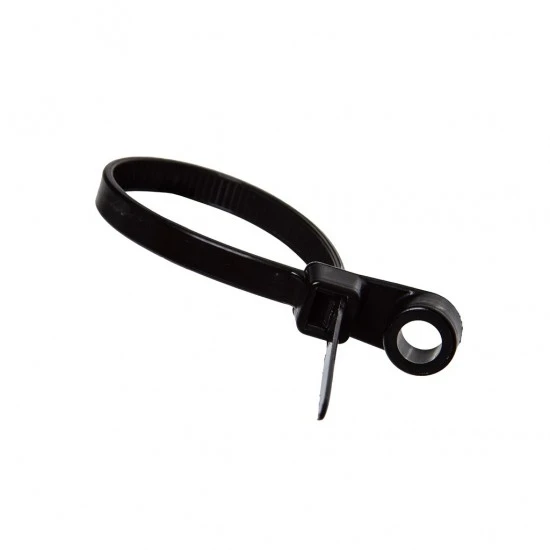 Stahovací páska s okem 4.7 mm rozměr 150 x 5.0 mm černá balení 50ks M66584