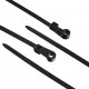 Stahovací páska s okem 4.7 mm rozměr 150 x 5.0 mm černá balení 50ks M66584