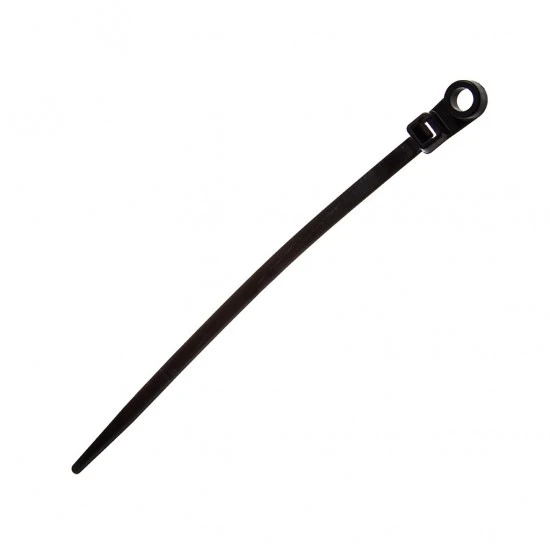 Stahovací páska s okem 4.7 mm rozměr 150 x 5.0 mm černá balení 50ks M66584
