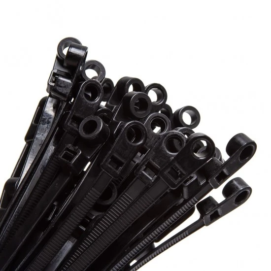 Stahovací páska s okem 4.7 mm rozměr 150 x 5.0 mm černá balení 50ks M66584