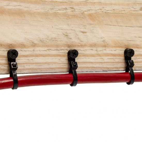 Stahovací páska s okem 4.7 mm rozměr 150 x 5.0 mm černá balení 50ks M66584