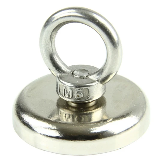 Neodymový magnet 50kg 42x0.8mm se závěsným okem M66865