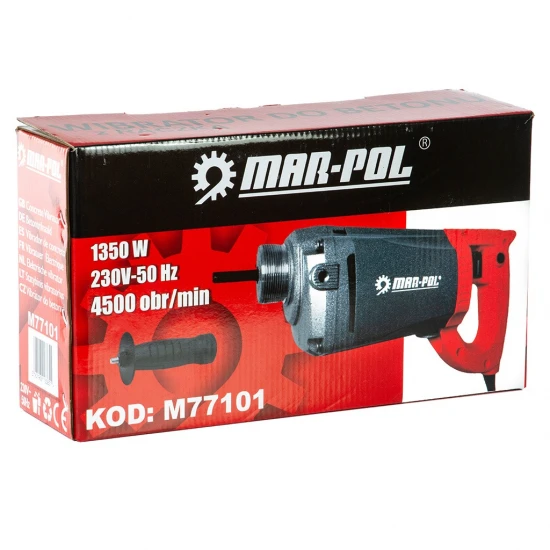Ponorný vibrátor na beton motor 1350W M77101