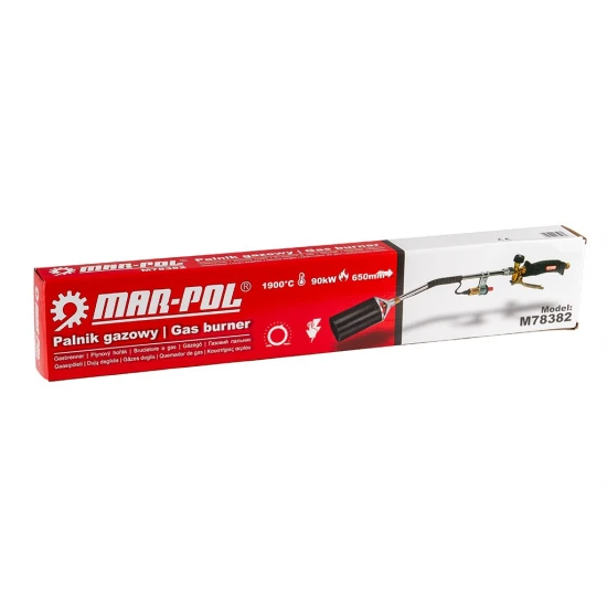 Plynový hořák na opalování 65cm piezoelektrické zapalování M78382