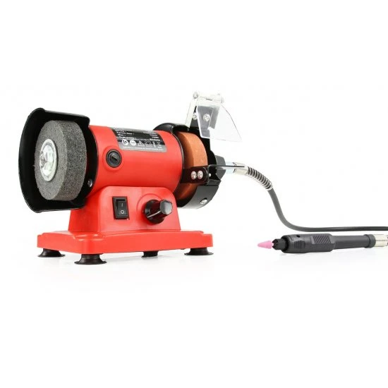 Stolní dvoukotoučová bruska s přímou bruskou M79208