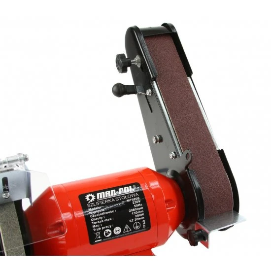 Elektrická stolní bruska pásová kotoučová 250W M79209