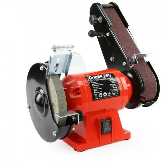 Elektrická stolní bruska pásová kotoučová 250W M79209