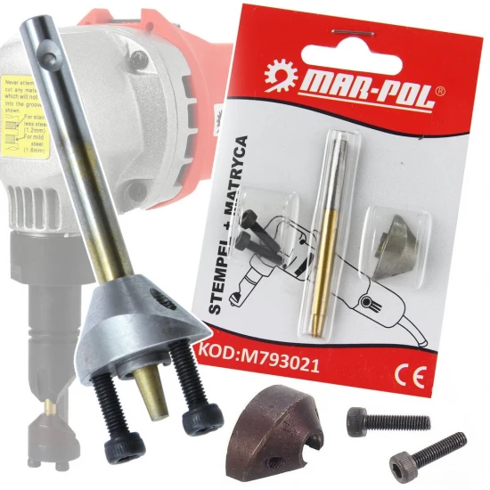 Náhradní nůž a matrice elektrické nůžky na plech M793021