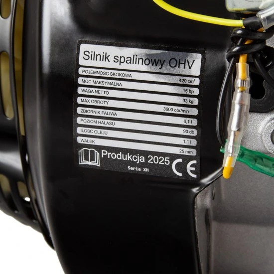 Benzínový motor 15 HP 3600 ot./min.hřídel 25.0 mm M79897