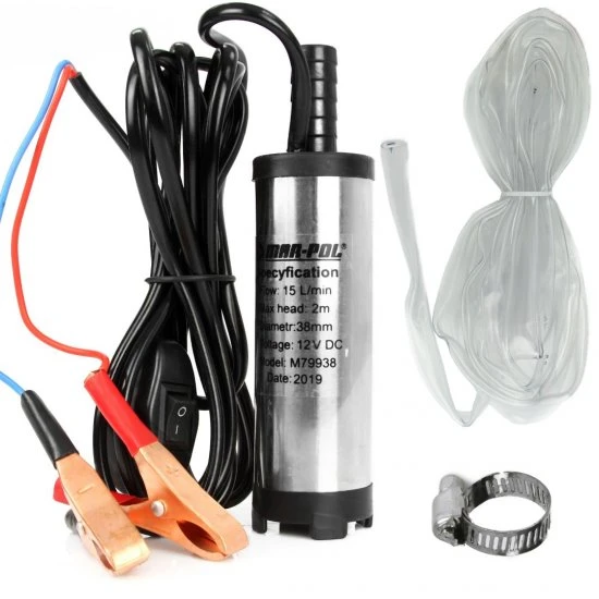 Ponorné čerpadlo 12V na naftu 38mm s 3m hadicí M79938A