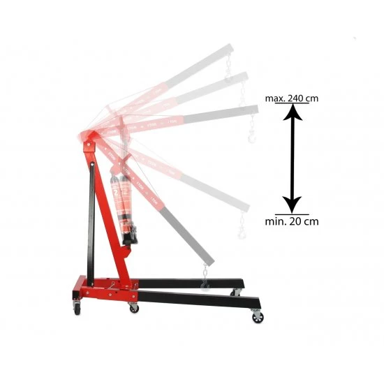 Dílenský jeřáb žirafa 2 tunový s balanserem 750kg M80405-1