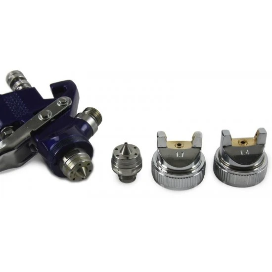 Stříkací lakýrnická pistole HVLP tryska 1.4mm a 1.7mm M80600