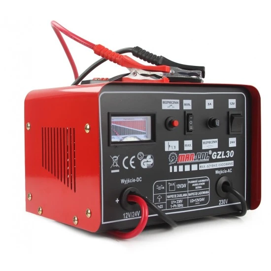 Nabíječka autobaterií 12/24V autonabíječka 30A M82506