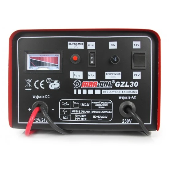 Nabíječka autobaterií 12/24V autonabíječka 30A M82506