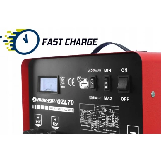 Nabíječka autobaterií 12/24V autonabíječka 70A M82508